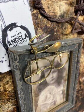 Antique Bike Brooch